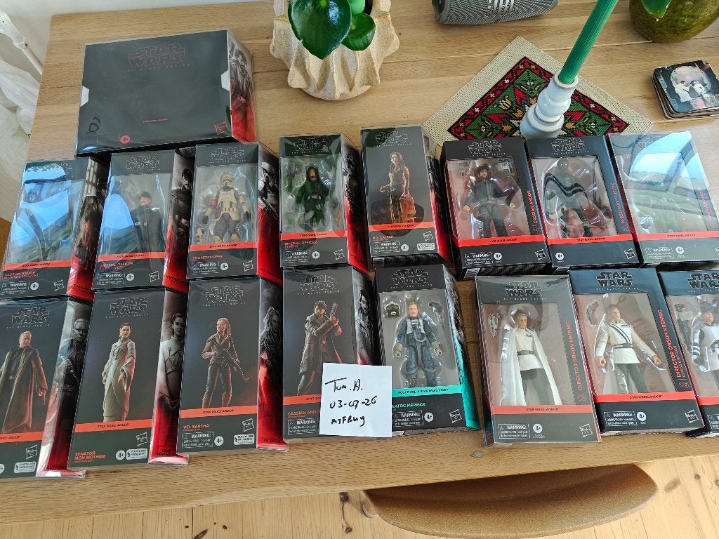Star Wars Andor Black series lot, Ophalen of Verzenden, Nieuw, Actiefiguurtje