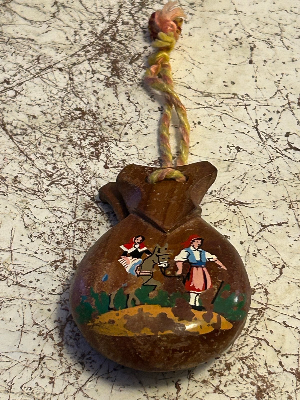 Vintage Spaanse Castagnetten - Houten Muziekinstrument, Ophalen of Verzenden, Gebruikt