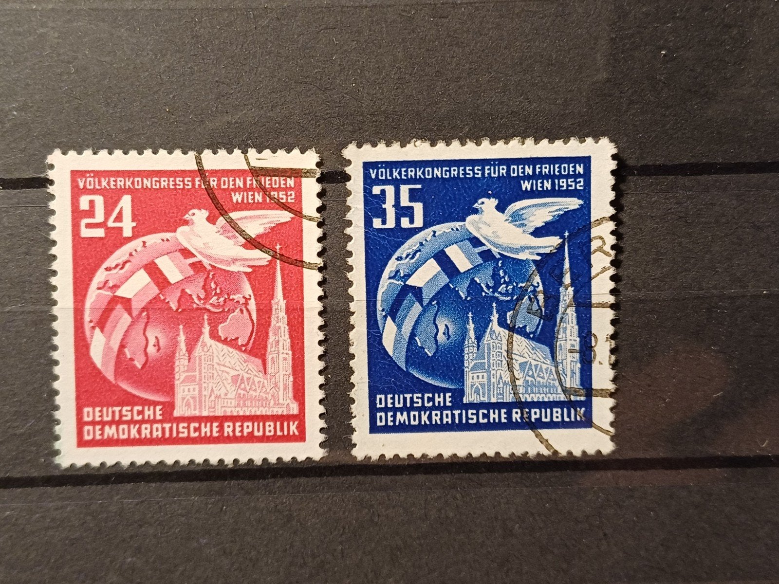 DDR 320-321 gestempeld, Ophalen of Verzenden, DDR, Gestempeld