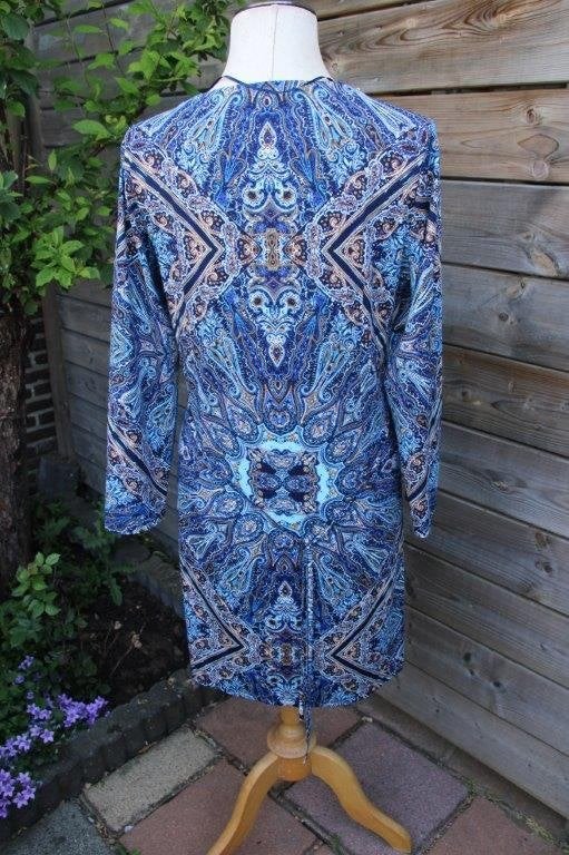 Jurk blauw K-Design mt XL Vaste prijs, Kleding | Dames, Jurken, K-design, Blauw, Maat 46/48 (XL) of groter, Ophalen of Verzenden