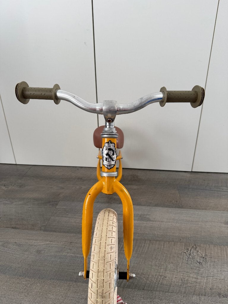 Veloretti loopfiets geel 12 inch, Ophalen of Verzenden, Gebruikt, Minder dan 16 inch