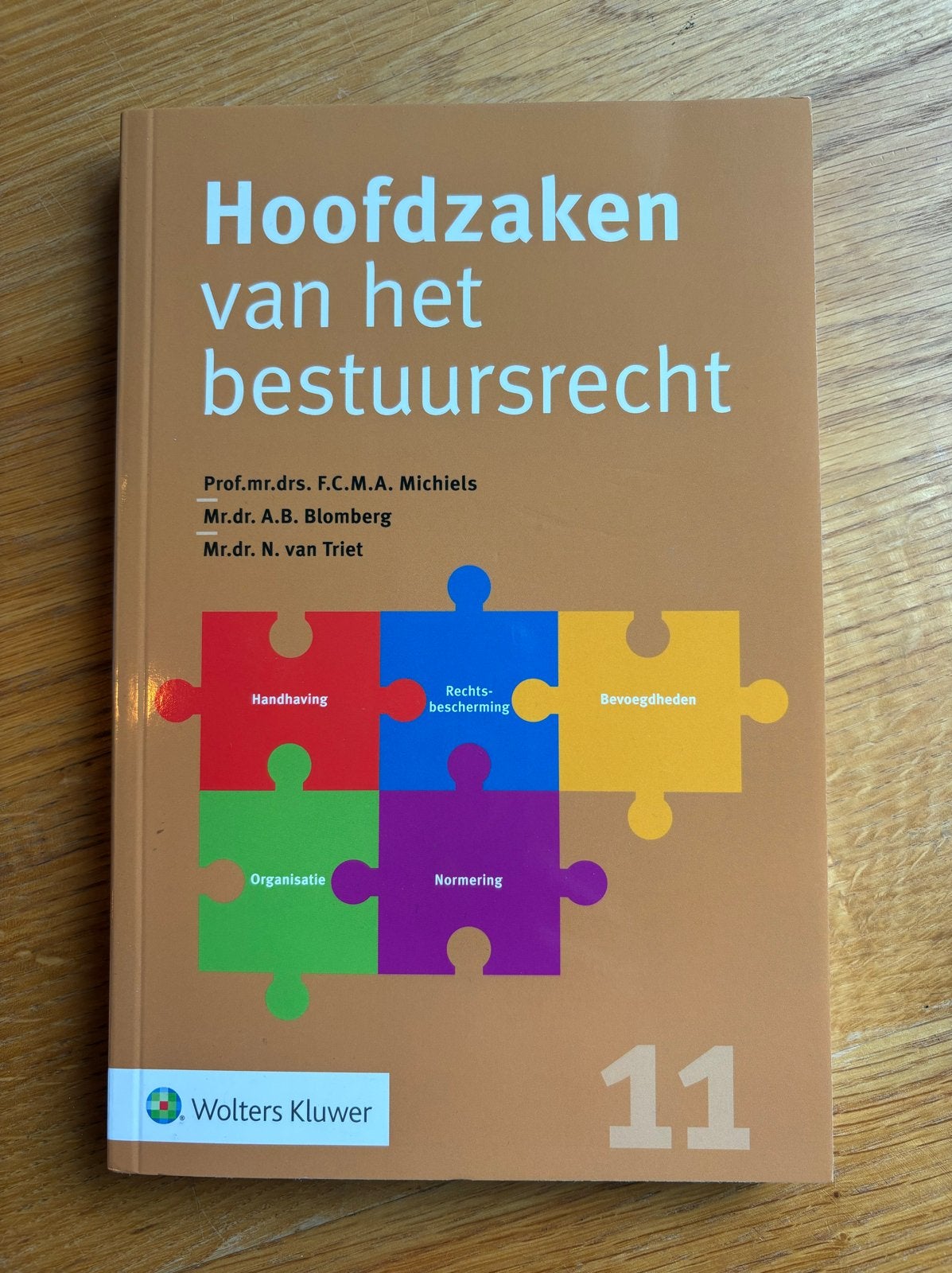 Hoofdzaken van het bestuursrecht - 11e druk, Boeken, Ophalen of Verzenden, Gamma, Nieuw, HBO