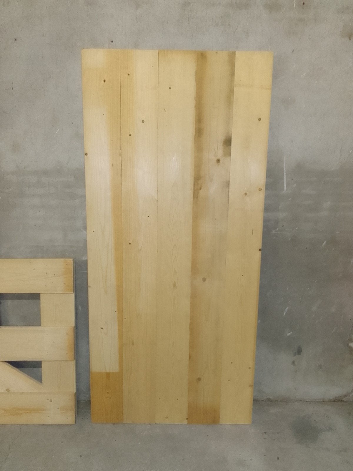 Robuuste landelijke houten Barn wood loft schuif deur, Ophalen, Binnendeur, Zo goed als nieuw, Schuifdeur