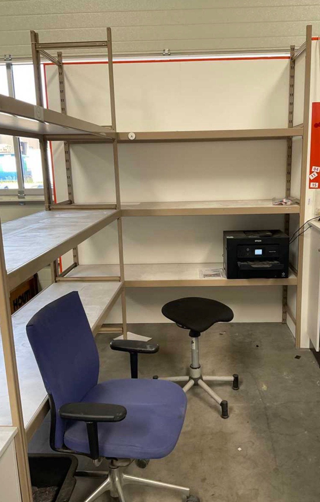 Overtoom combi-clip stellingen / legbord stelling, Ophalen, Zo goed als nieuw