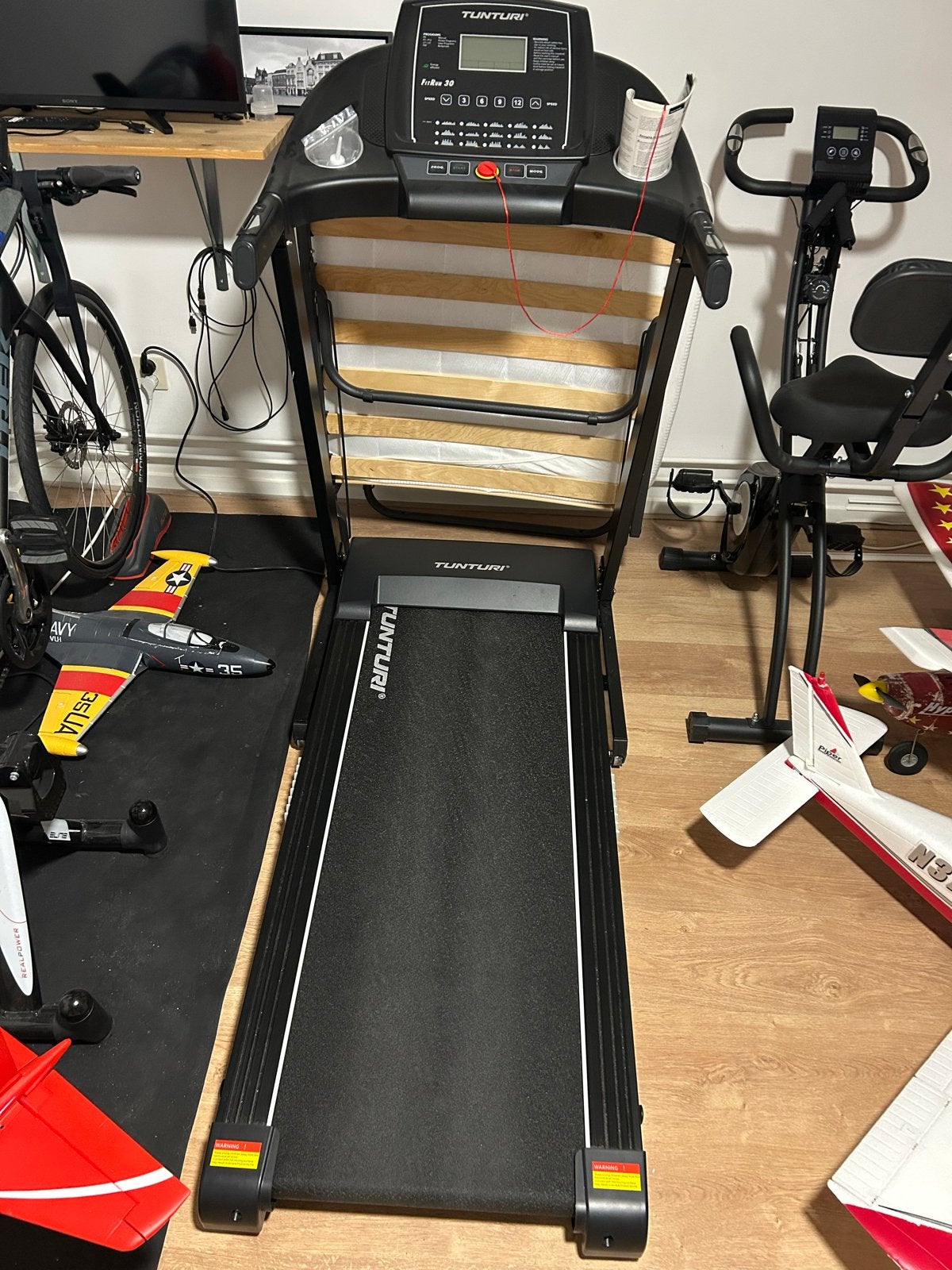 Tunturi FitRun 30 Loopband - Zo goed als nieuw, Ophalen, Zo goed als nieuw, Metaal, Loopband
