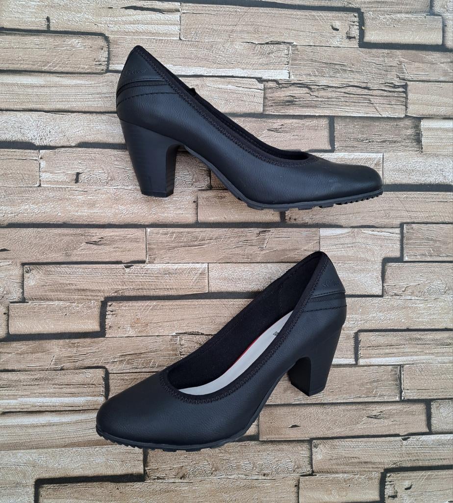s. Oliver - prachtige zwarte pumps, 39, Pumps, Verzenden, Zwart, S. Oliver