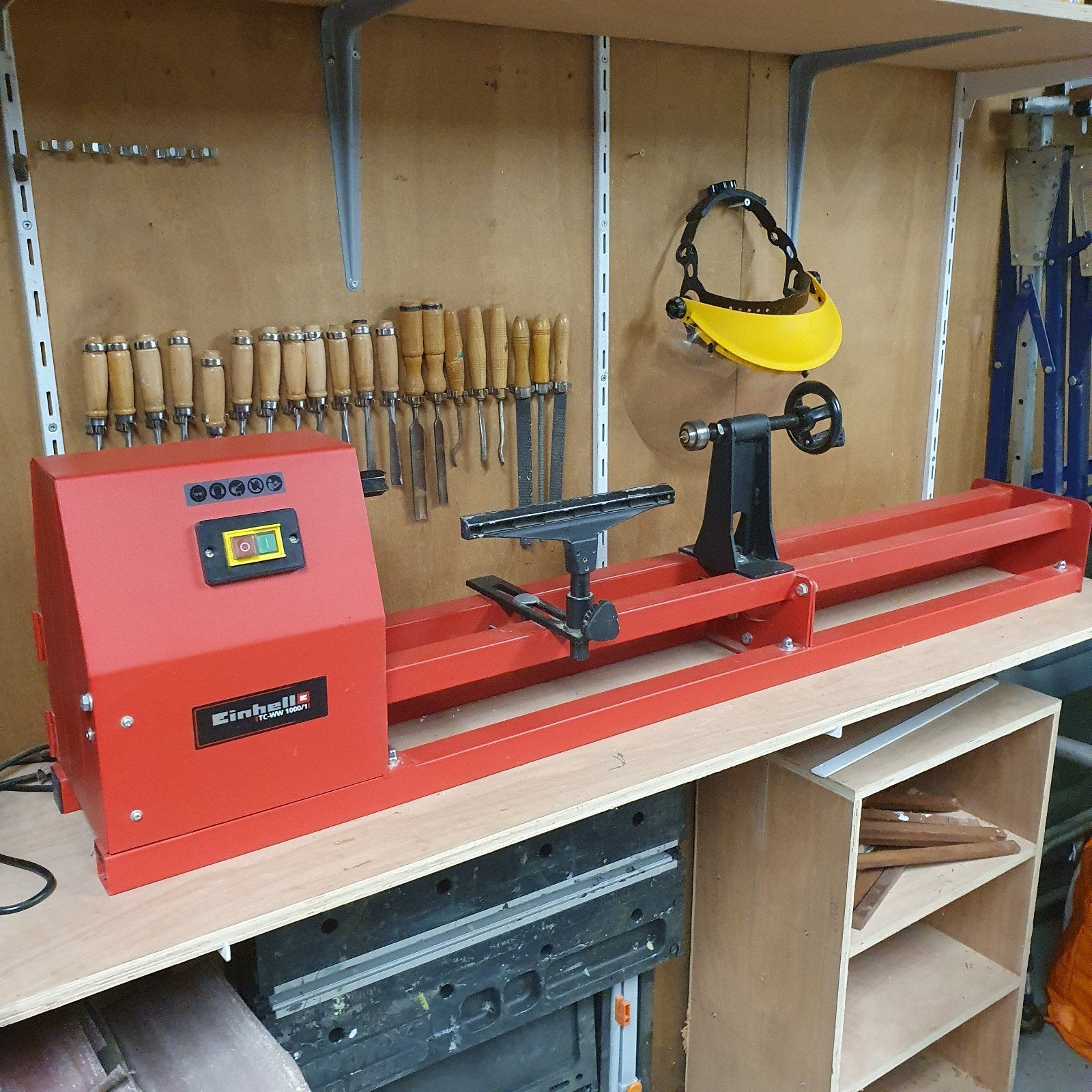 Einhell Houtdraaibank compleet, Ophalen, Gebruikt, Houtdraaibank, 500 tot 1000 mm