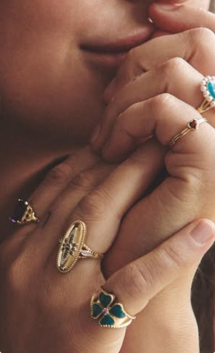 Anna nina romy boomsma fairytale ring gouden 14 karaat nieuw, Ophalen, Zo goed als nieuw