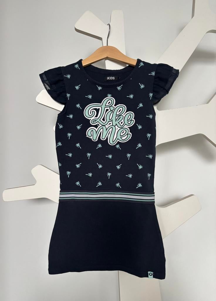 Donkerblauw zomerjurkje Europe kids maat 122/128, Kinderen en Baby's, Kinderkleding | Maat 122, Ophalen of Verzenden, Zo goed als nieuw