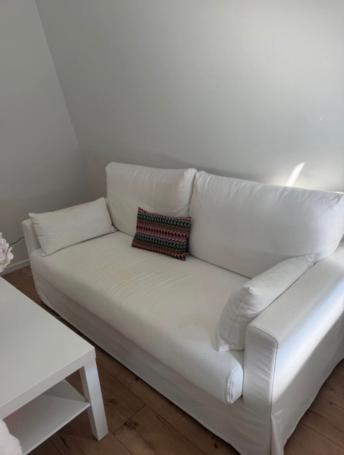 IKEA HYLTARP 2-zitsbank Hallarp - zo goed als nieuw, Ophalen, Tweepersoons, 75 tot 100 cm, Zo goed als nieuw