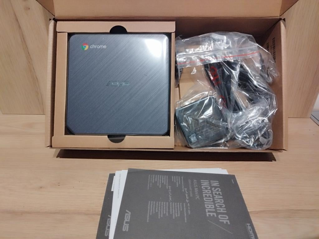 Nieuwe Asus Chromebox 3 - Compacte Mini PC, Computers en Software, Chromebooks, Nieuw, 14 inch, 4 GB of minder, 32 GB of minder