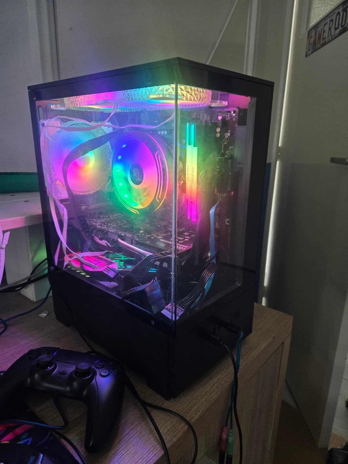 Nette goed werkende game pc met AMD Ryzen 5 2600, Ophalen, Onbekend, Zo goed als nieuw, Gaming
