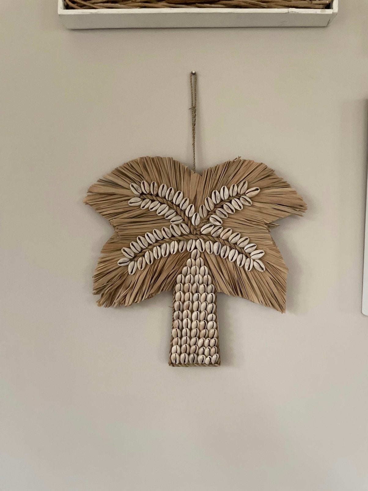 Nieuw schelpen raffia palmboom maat S, Ophalen of Verzenden, Nieuw