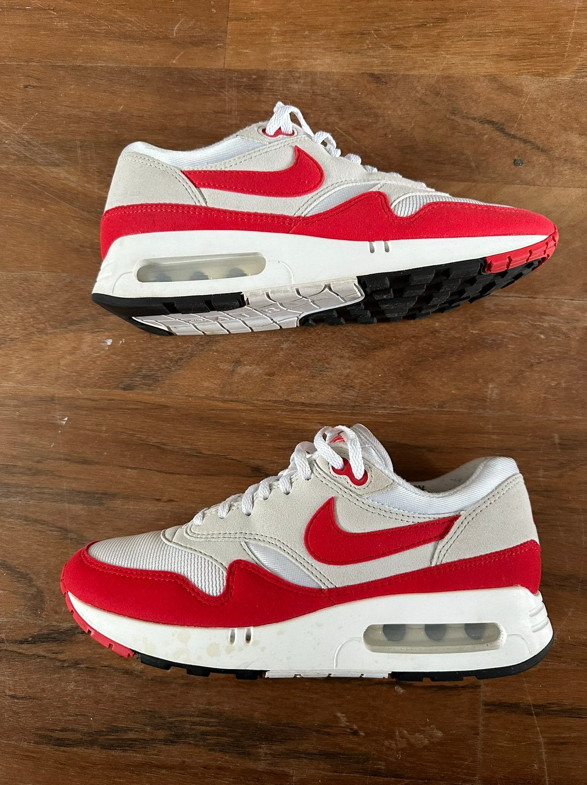 Nike Air Max 1 ’86 University Red, Ophalen of Verzenden, Zo goed als nieuw, Rood, Sneakers of Gympen