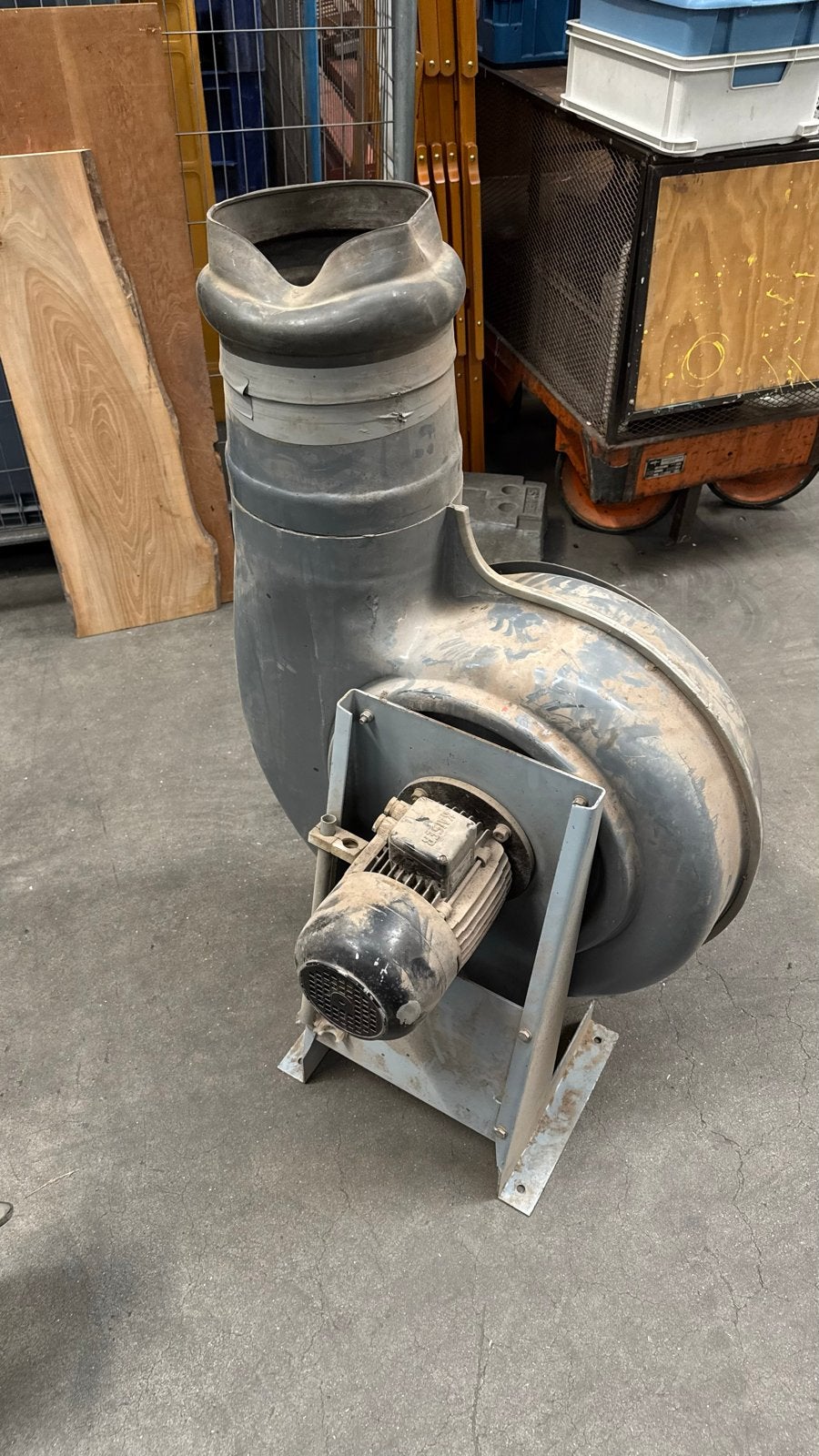Kaiser Afzuiger/Ventilator met Nederman afzuigarm, Ophalen, Gebruikt, Ventilator en Afzuiger