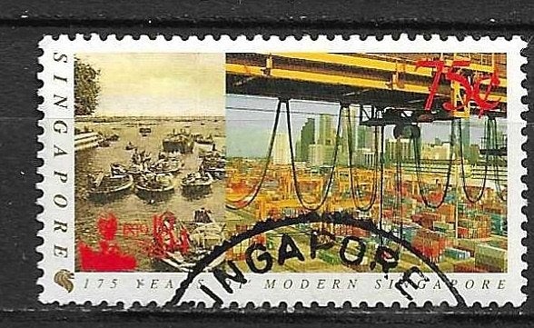 SINGAPORE 1994-voor kramer 0.60, Ophalen of Verzenden, Gestempeld, Zuidoost-Azië