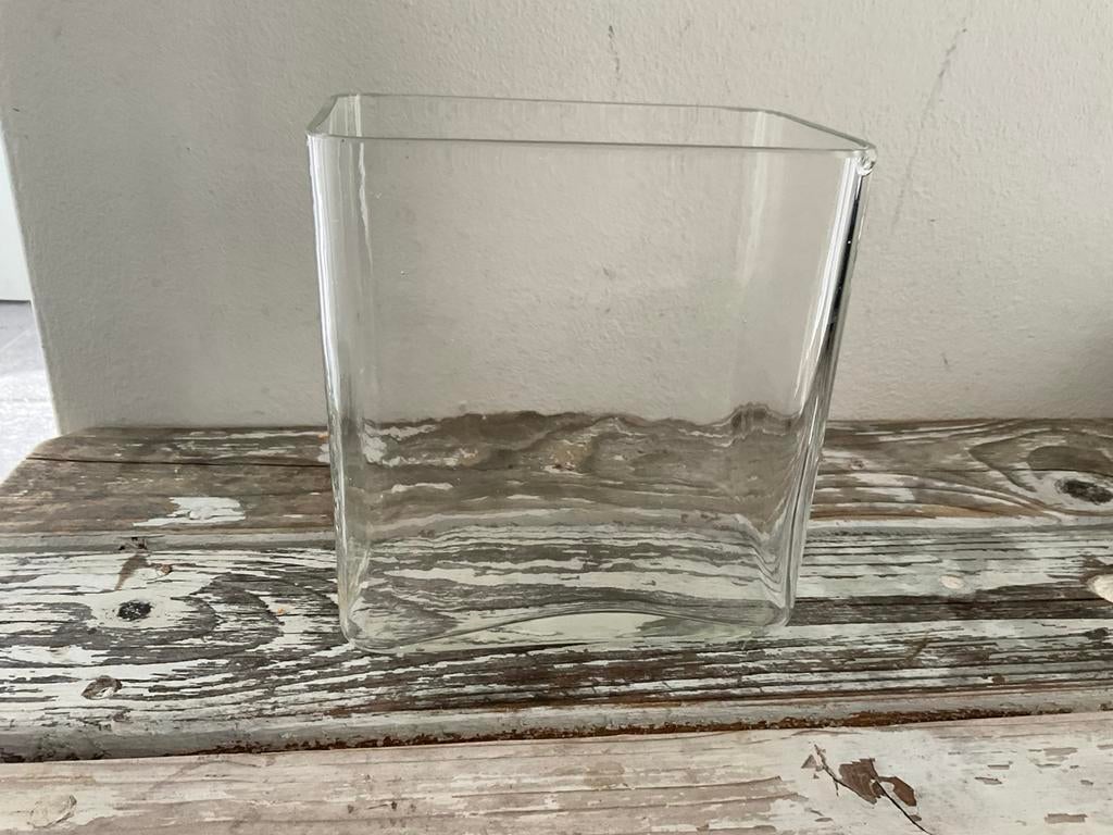 Accubak, Gebruikt, Wit, Ophalen of Verzenden, Glas