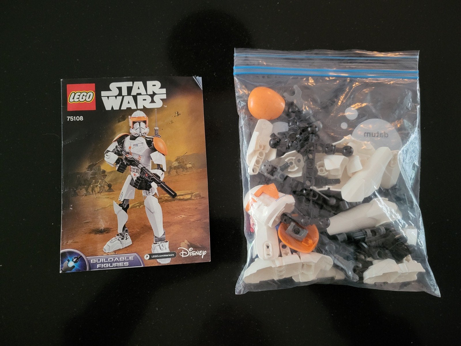 Lego Star Wars Clone Trooper Commander Cody 75108, Gebruikt, Star Wars, Lego, Inclusief instructies