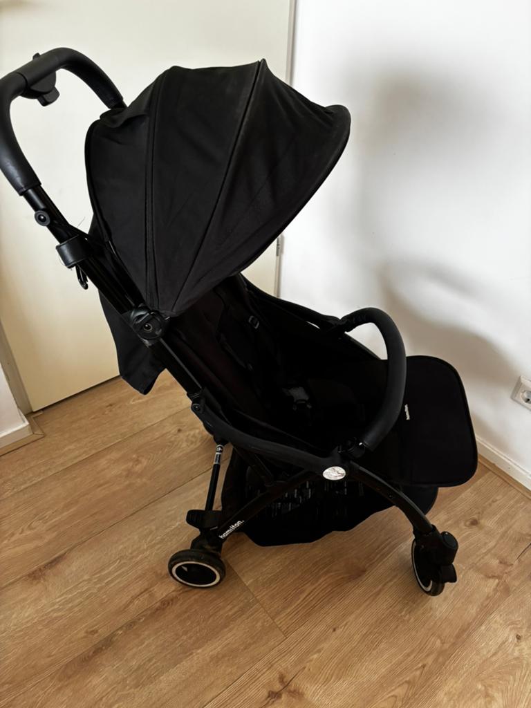 Hamilton buggy by yoop zwart, Kinderen en Baby's, Buggy's, Ophalen of Verzenden, Zo goed als nieuw, Overige merken, Zonnekap
