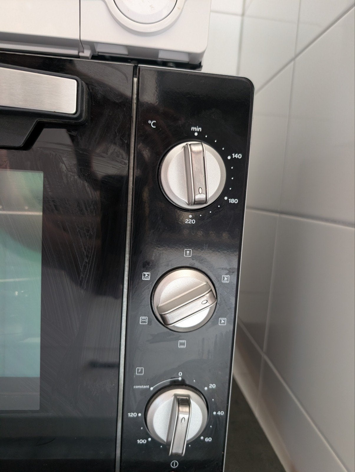 Inventum OV606CS Mini-oven met grill - Zwart, Ophalen, Minder dan 45 cm, Zo goed als nieuw, Inventum