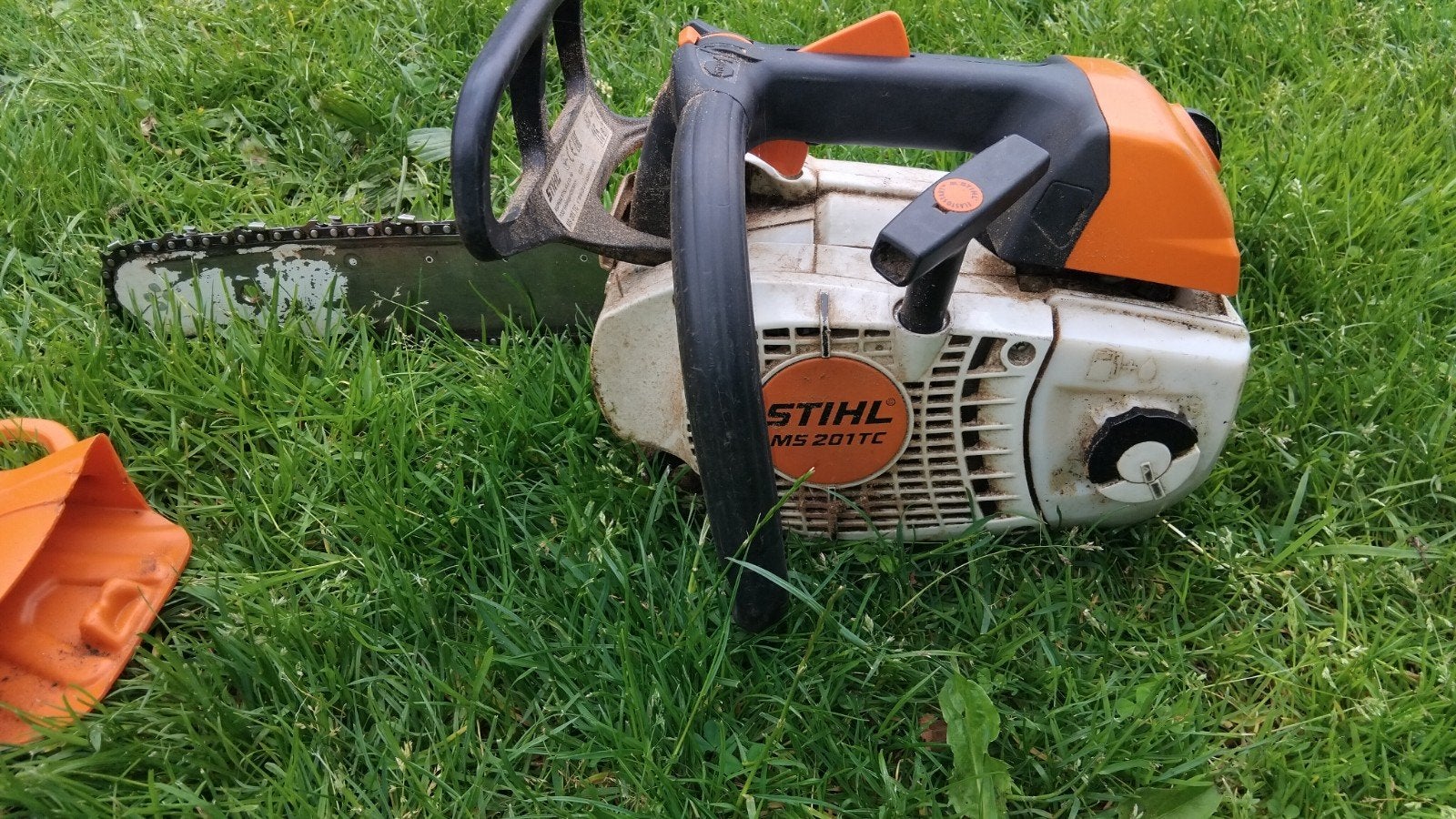 Stihl MS 201 tophendel, Ophalen, Gebruikt