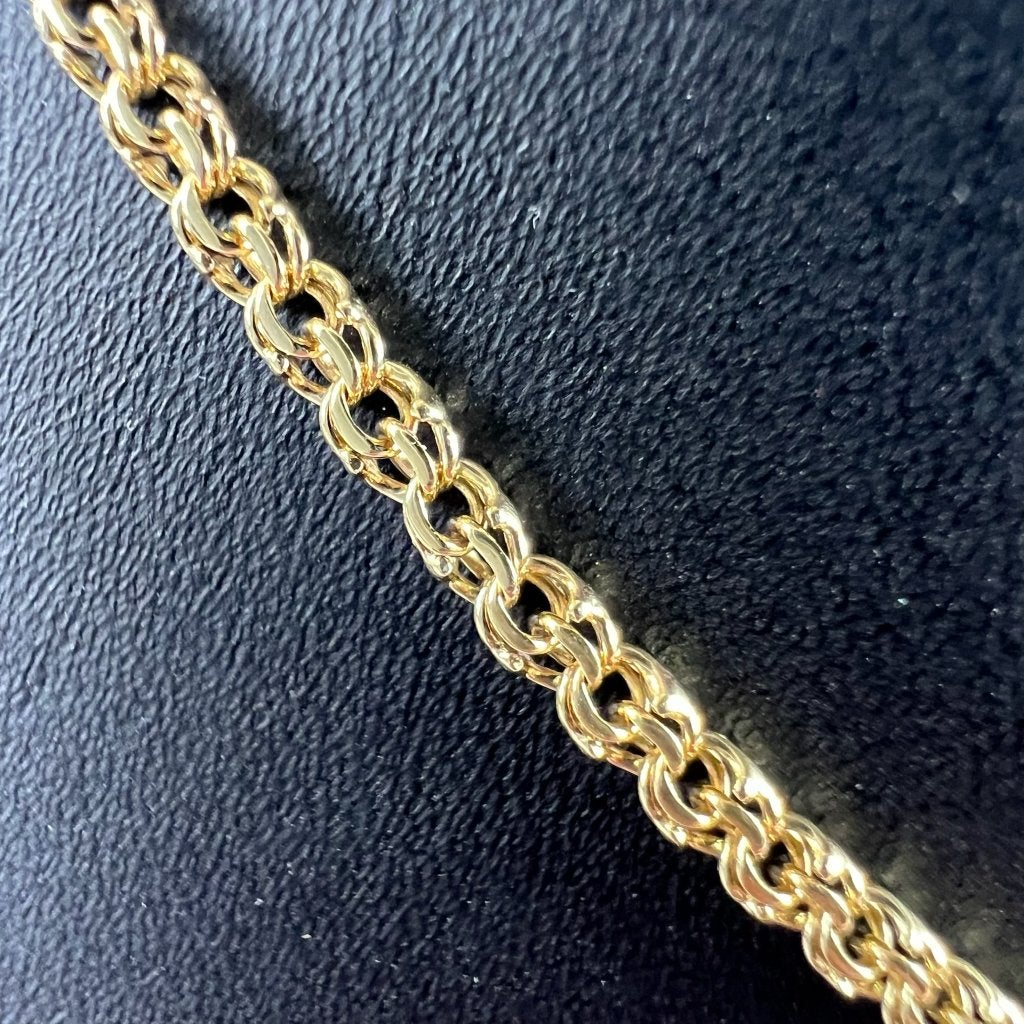 Gouden Ketting | 14k | 5,28g | 47cm | 411925, Sieraden, Tassen en Uiterlijk, Kettingen, Ophalen of Verzenden, Gebruikt, Goud, Goud