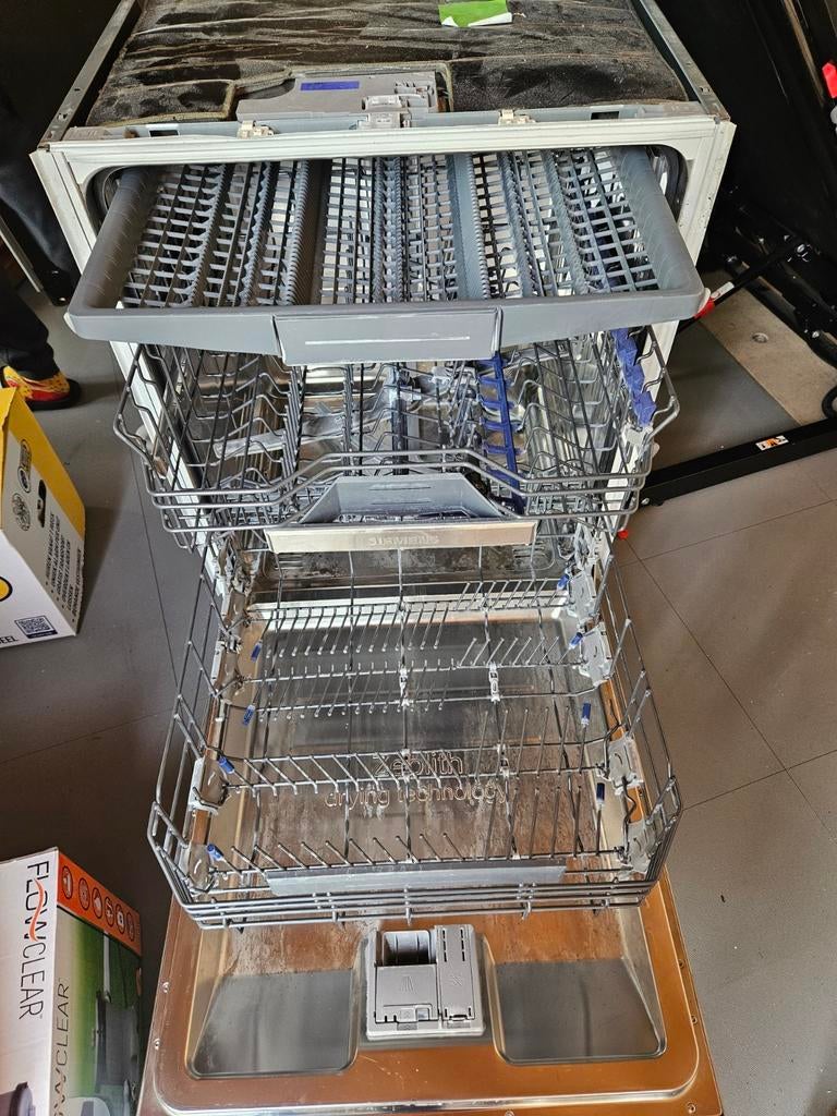 Siemens Vaatwasser SX85TX00CE met Zeolith droging, Ophalen, Inbouw, Minder dan 85 cm