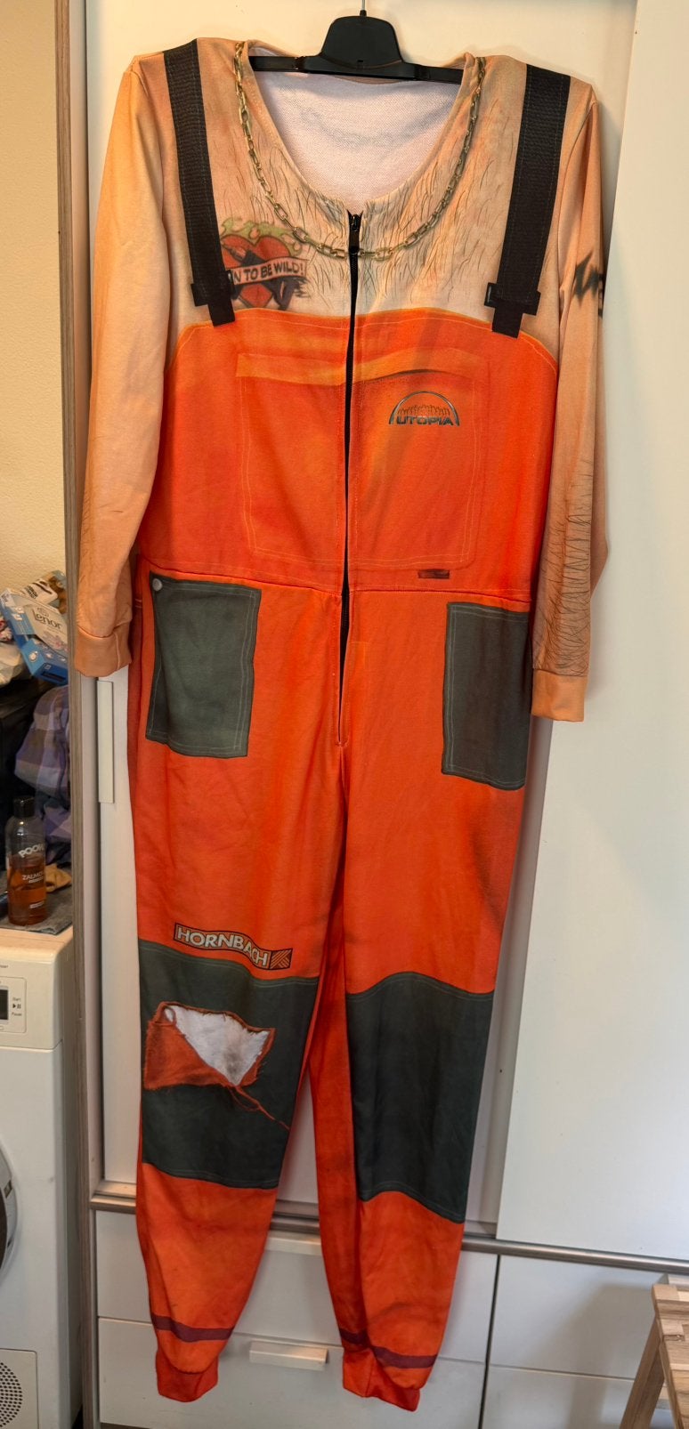 WK Voetbal Roy Donders Onesie van Hornbach Echt Uniek!!, Maat 56/58 (XL), Zo goed als nieuw, Kleding, Oranje of Koningsdag