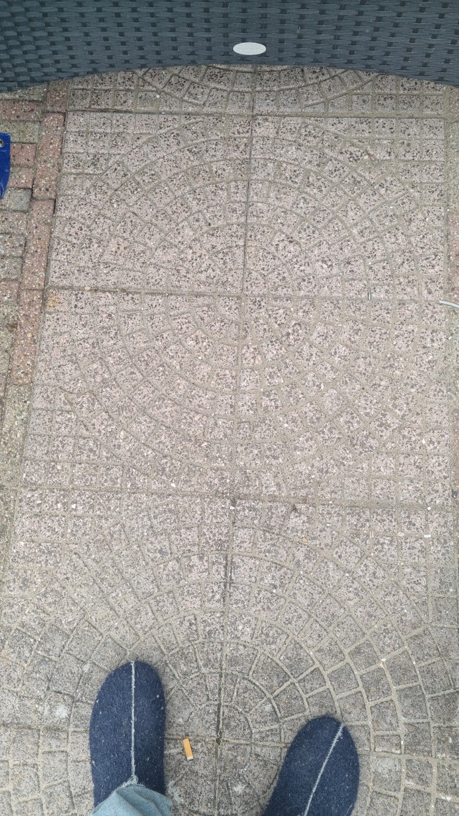 Tuintegels 45 vierkante meters, Tuin en Terras, Tegels en Klinkers, Ophalen, Gebruikt, Beton, Terrastegels
