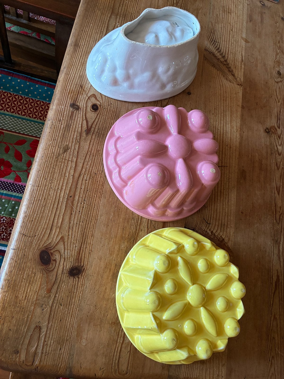 Vintage puddingvormen aardewerk, Ophalen of Verzenden