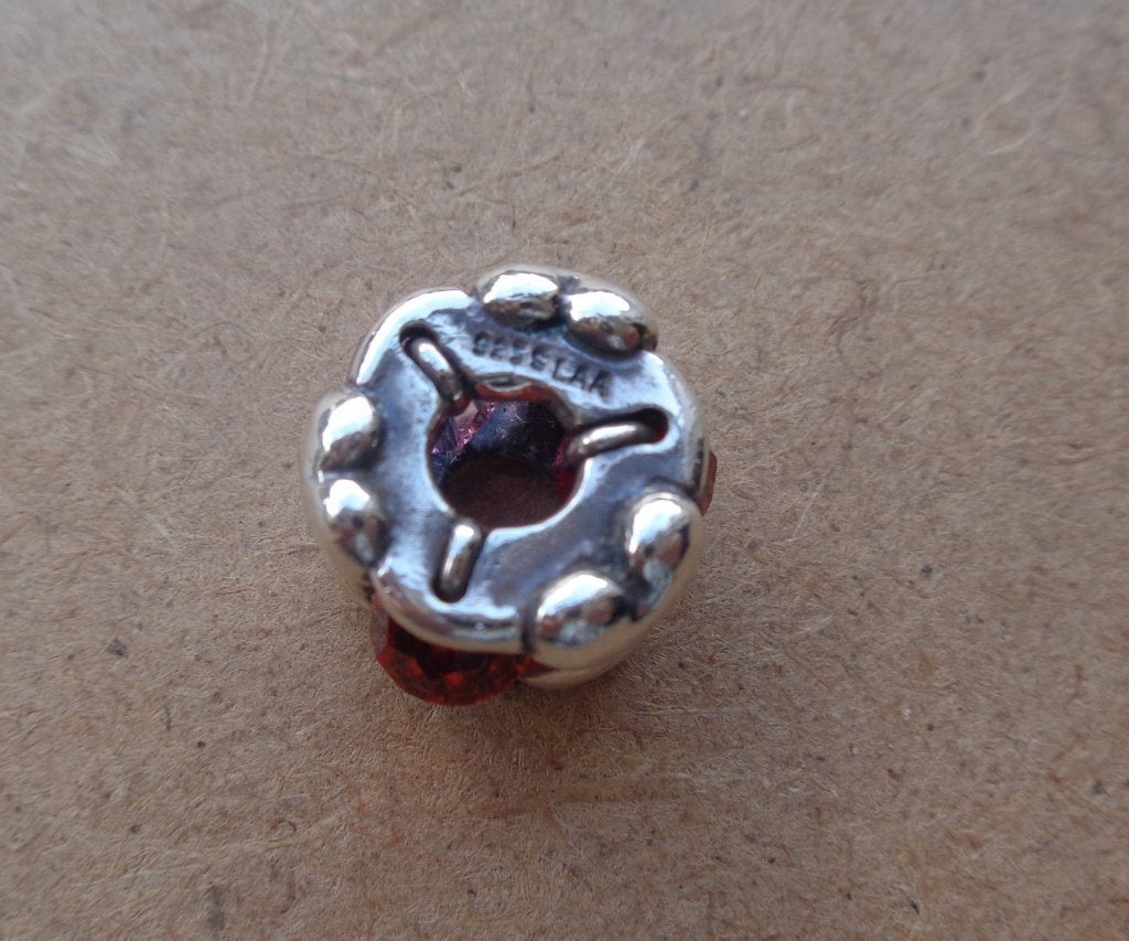 zilveren trollbeads retired bedel VALENTINO [300], Verzenden, Zo goed als nieuw, Trollbeads, 1 bedel