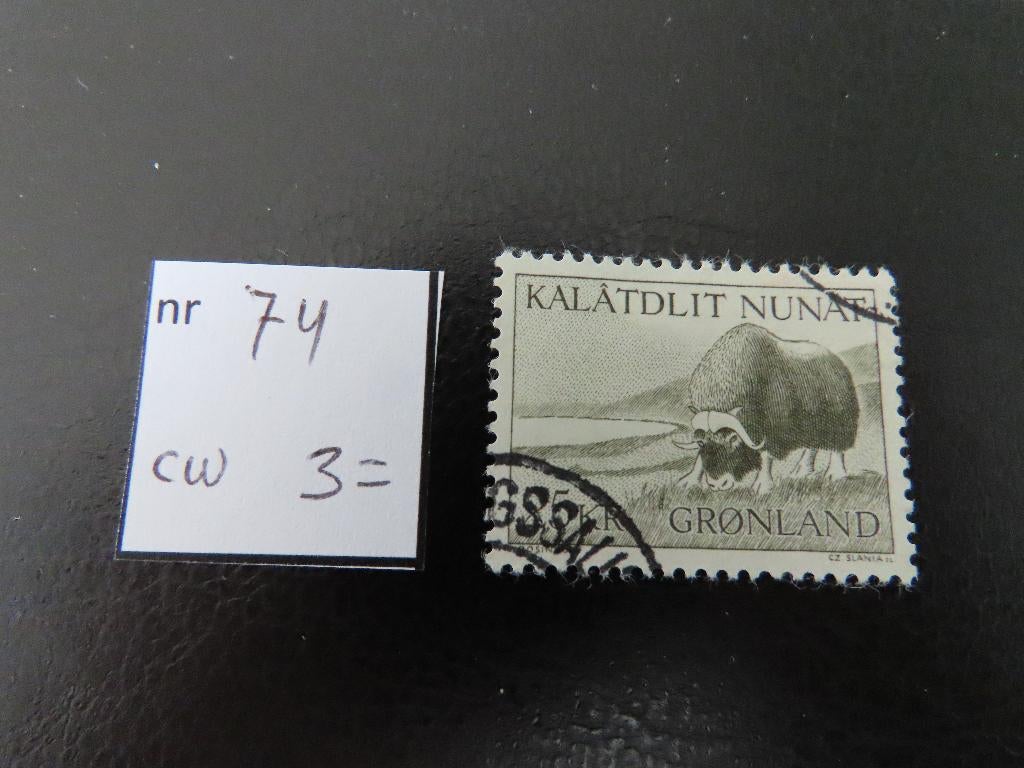 Groenland 74, Ophalen of Verzenden, Denemarken, Gestempeld