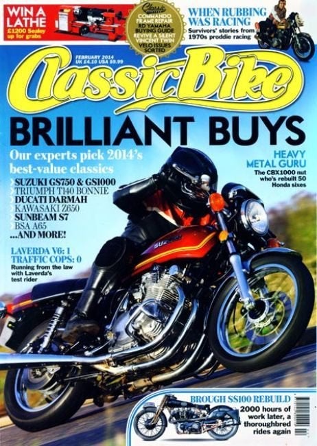Classic Bike Magazine februari 2014, Boeken, Motoren, Verzenden, Gelezen