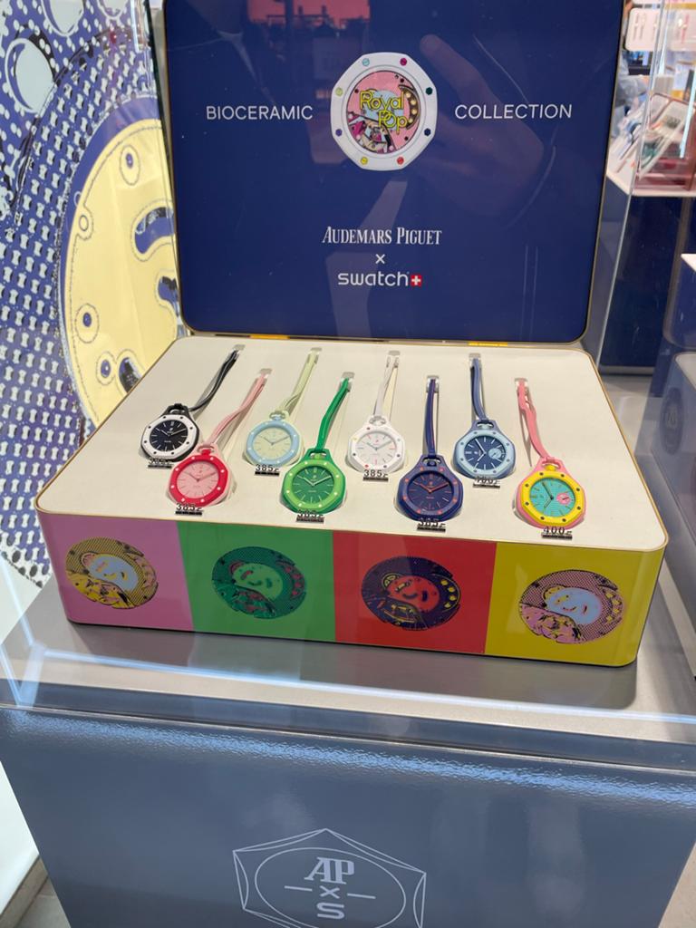 AP X Swatch Bioceramic Royal Pop Horloge, Kunststof, Polshorloge, Swatch, Nieuw