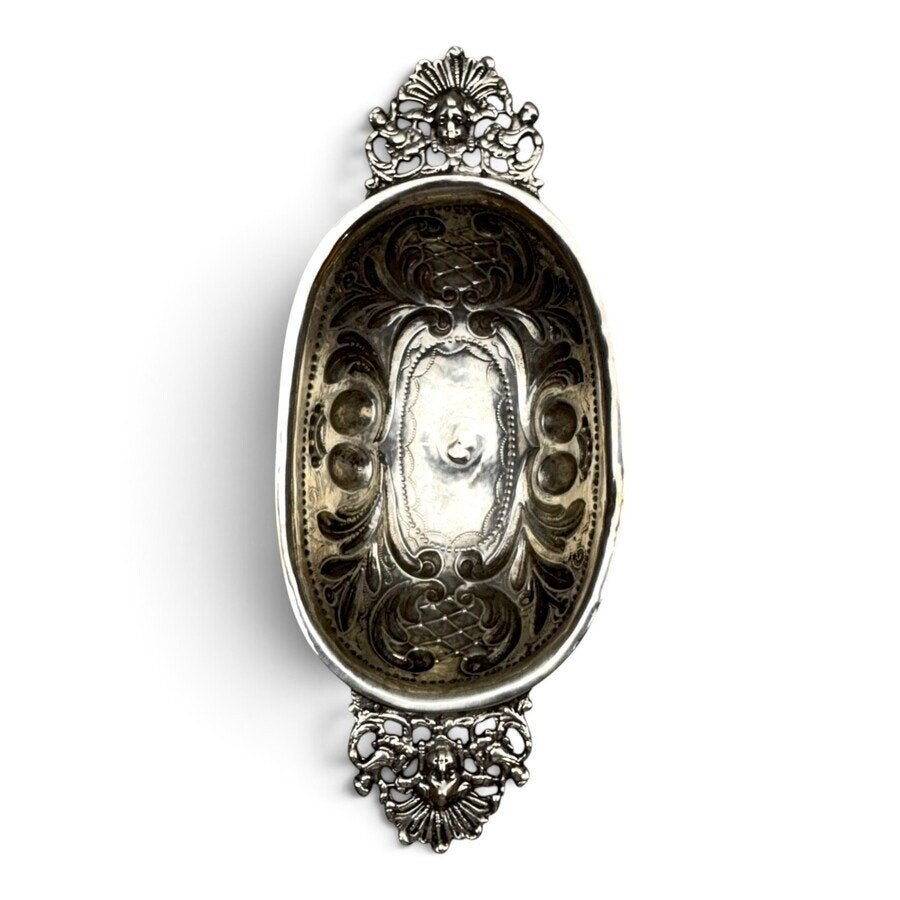 Zilveren brandewijnkom, 18e eeuw, Ophalen of Verzenden, Zilver