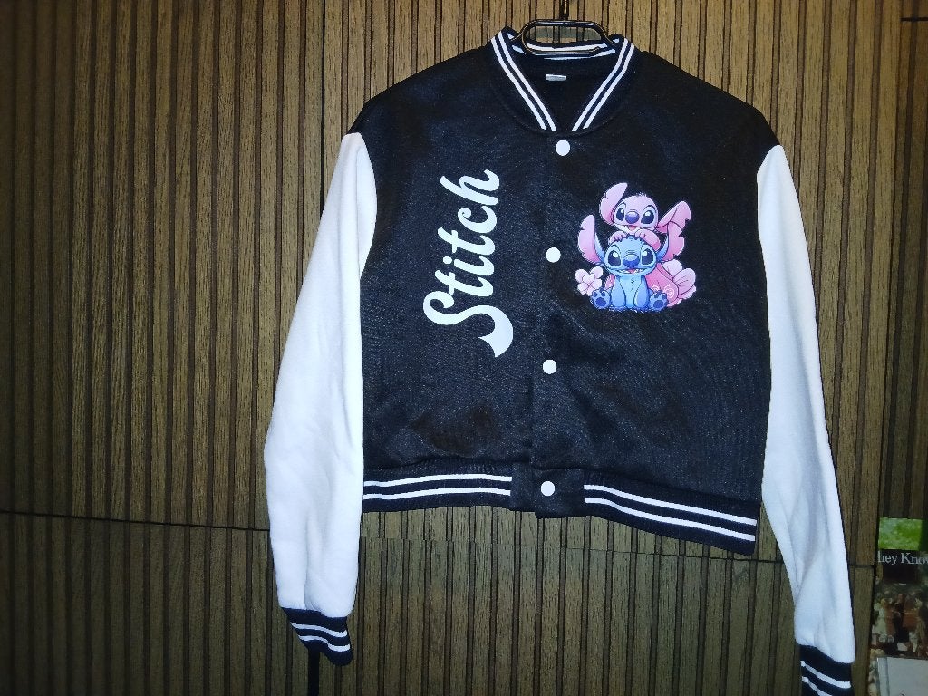 (nieuw) Stitch zwart wit vest maat 152/158, Ophalen of Verzenden, Nieuw, Meisje, Trui of Vest