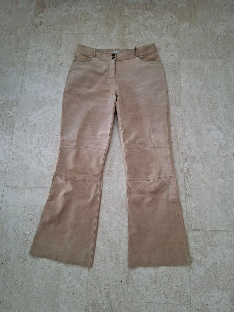 Pepper Corn suède broek maat 42, Beige, Maat 42/44 (L), Ophalen of Verzenden, Lang
