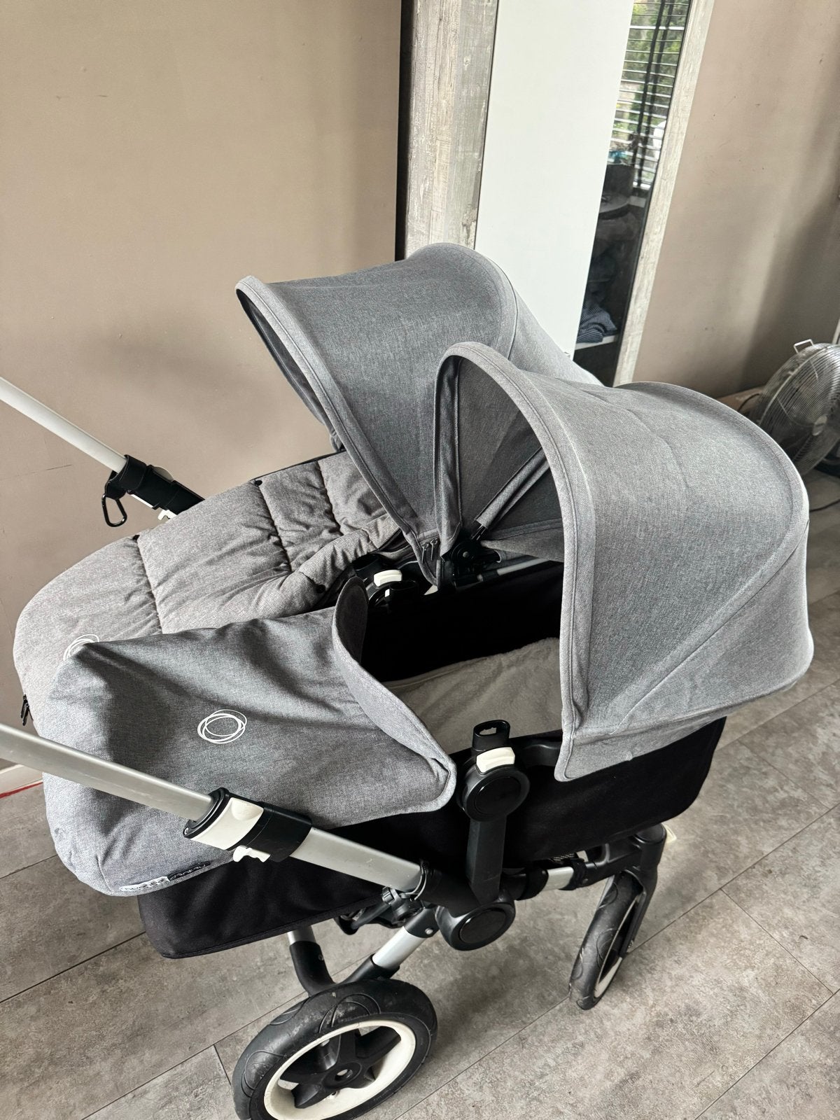 Bugaboo Donkey duo kinderwagen - compleet, Ophalen, Gebruikt, Combiwagen, Duowagen