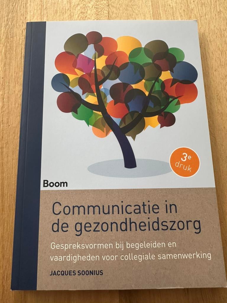 Communicatie in de gezondheidszorg- Jacques Soonius, Ophalen of Verzenden, Beta, Nieuw, HBO