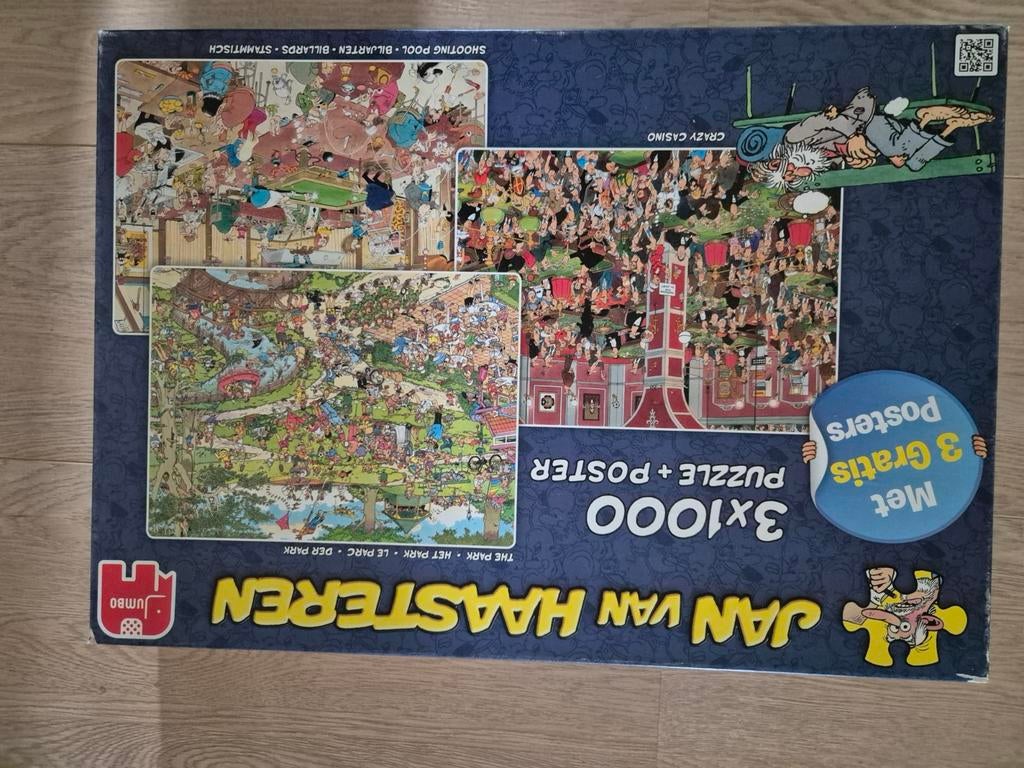 Jan van haasteren puzzels, Ophalen, 500 t/m 1500 stukjes, Zo goed als nieuw