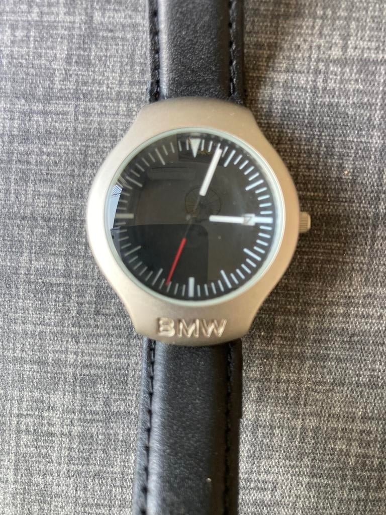 BMW horloge, Sieraden, Tassen en Uiterlijk, Overige merken, Gebruikt, Staal, Polshorloge