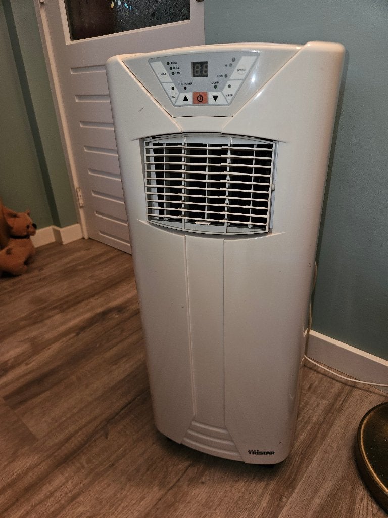 mobiele airco Tristar AC-5494 9000BTU, Witgoed en Apparatuur, Airco's, Ophalen, Timer, Minder dan 60 m³, 2 snelheden