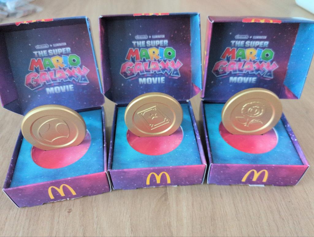Mac Donalds Super Mario munten, Ophalen of Verzenden