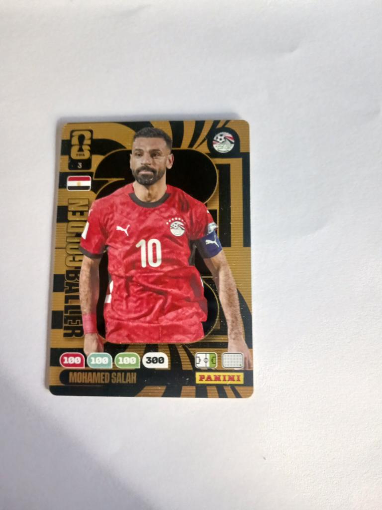 Panini Adrenalyn XL Mohamed Salah Golden Baller kaart, Verzamelen, Ophalen of Verzenden