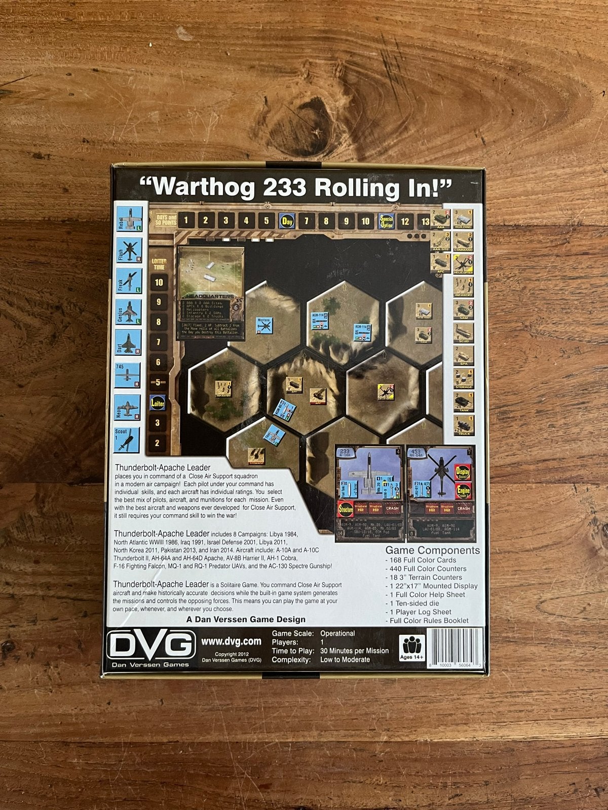 Thunderbolt Apache Leader - Solitaire Strategie Spel, Een of twee spelers, Ophalen of Verzenden, Zo goed als nieuw
