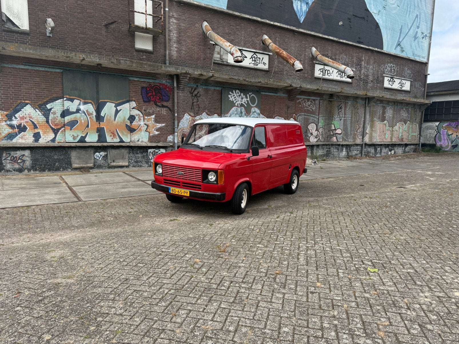 Ford Transit 3L V6 1982, Auto's, Bestelauto's, 136 pk, 4 cilinders, 2994 cc, Origineel Nederlands