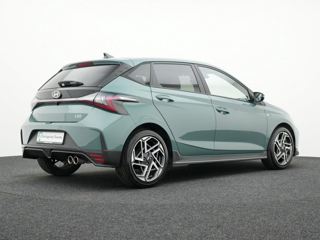 Hyundai i20 1.2 N Line - Navigatie - Private lease 429 pm, Auto's, Hyundai, Voorwielaandrijving, Gebruikt, Zwart, 4 cilinders