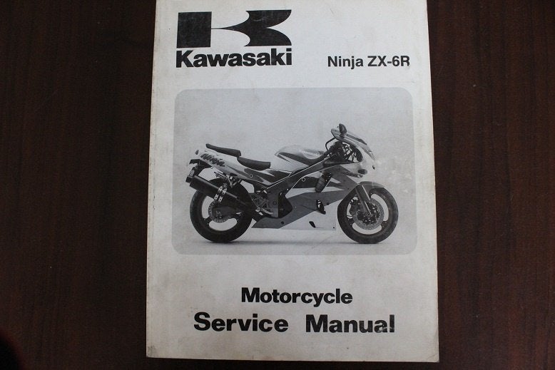 Kawasaki Ninja ZX-6R 1995 motorcycle service manual  ZX600F1, Motoren, Ophalen of Verzenden, Kawasaki