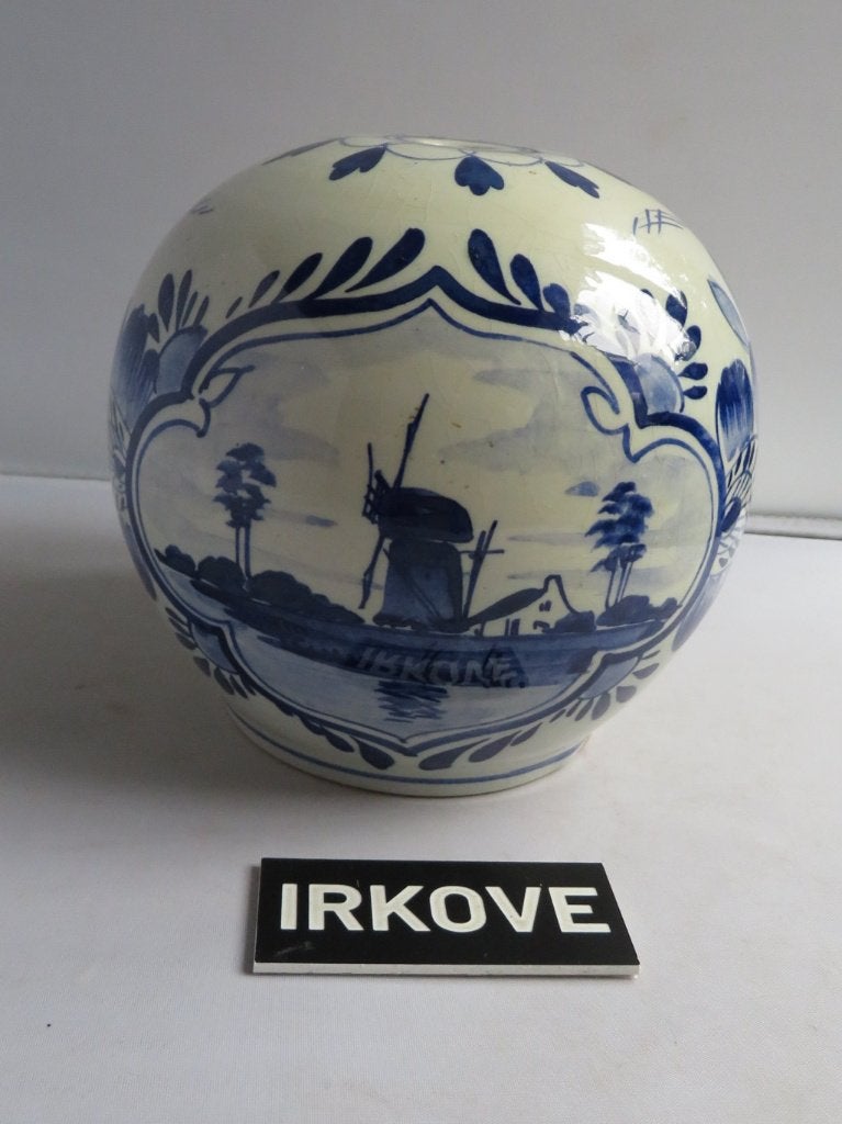 DELFT BLAUW LAMP VOET * Bol Vorm *, Verzenden