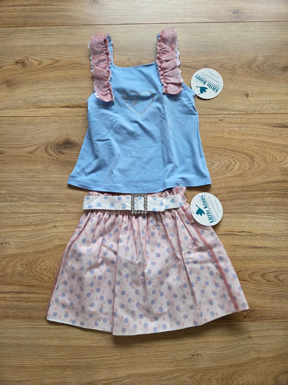 Set Miranda, maat 6. Nooit gedragen, Kinderen en Baby's, Kinderkleding | Maat 116, Meisje, Nieuw, Ophalen of Verzenden, Setje